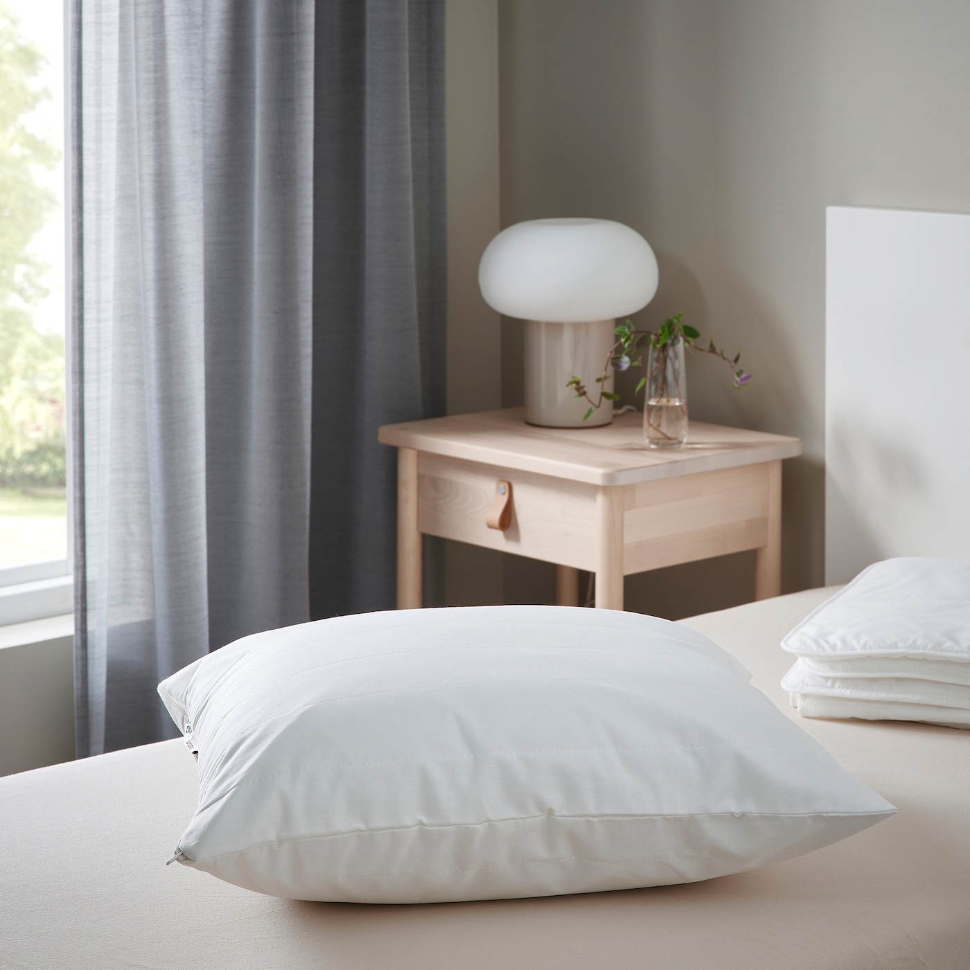 картинка Чехол для подушки IKEA LUDDROS, 50х80 см, белый от магазина Одежда+