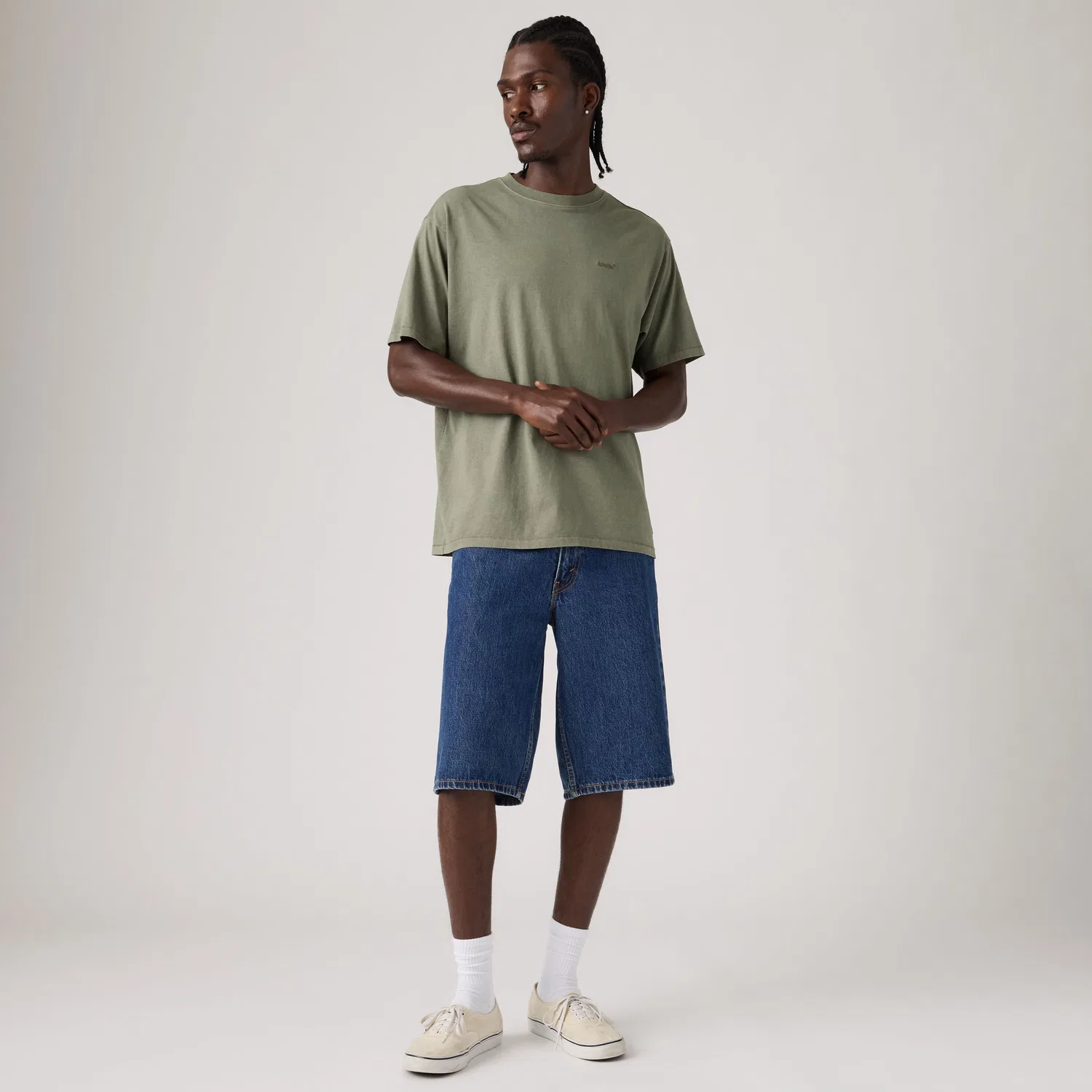 картинка Мужские шорты Levi's 470 Baggy, синий от магазина Одежда+