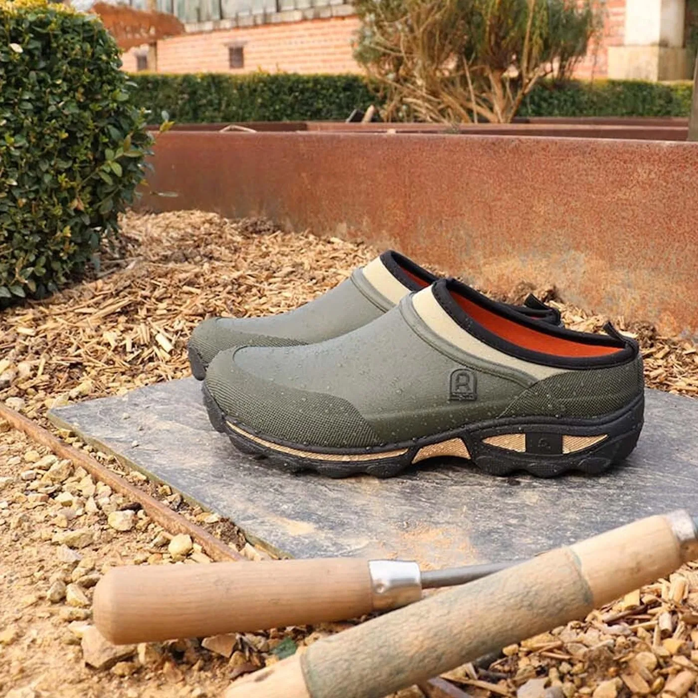 картинка Мужские садовые сапоги с неопреновой подкладкой Rouchette, Khaki от магазина Одежда+