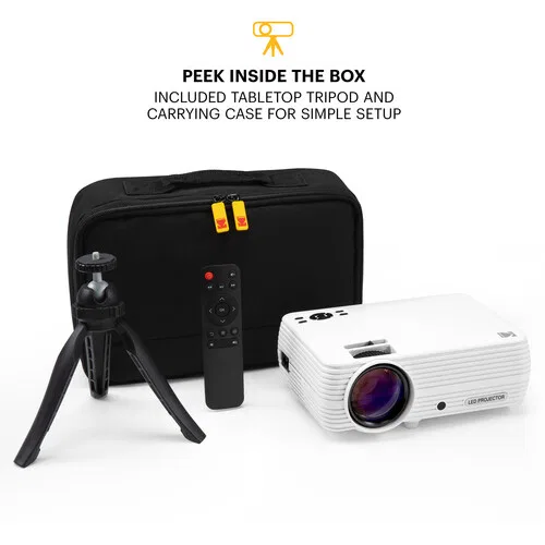 картинка Проектор Kodak Flik X7 HD для домашнего кинотеатра (LED) от магазина Одежда+