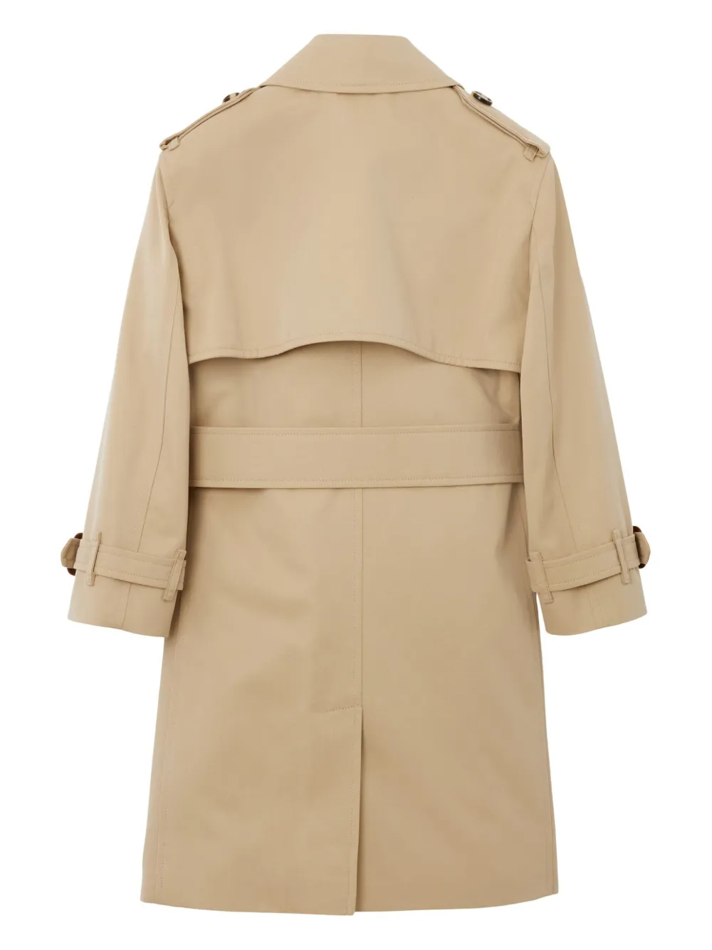 картинка Габардиновый тренч BURBERRY KIDS, нейтральный от магазина Одежда+