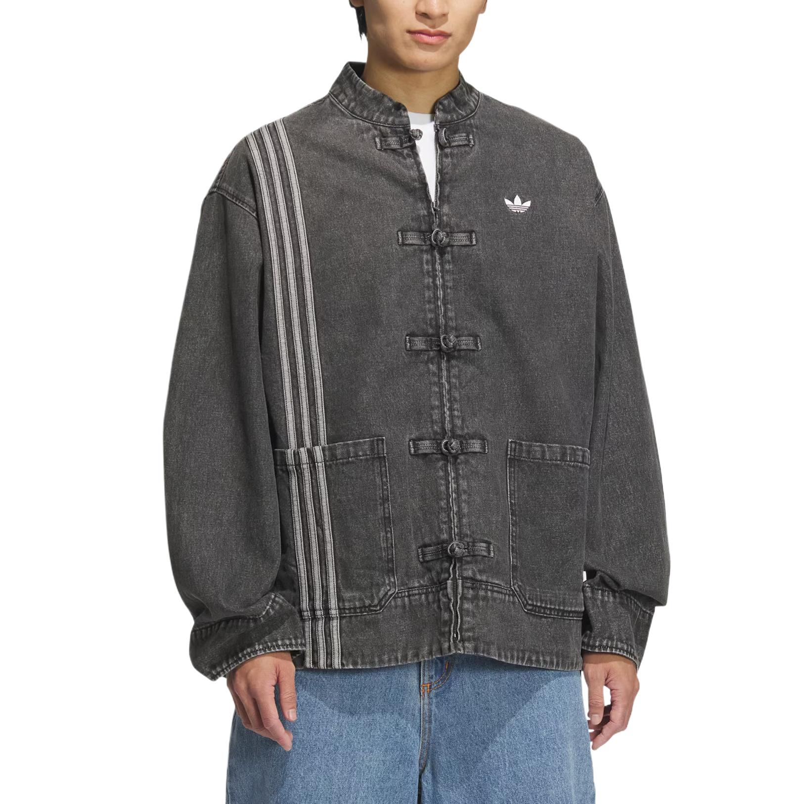 картинка Adidas Originals Куртка джинсовая унисекс, Medium Denim Black от магазина Одежда+