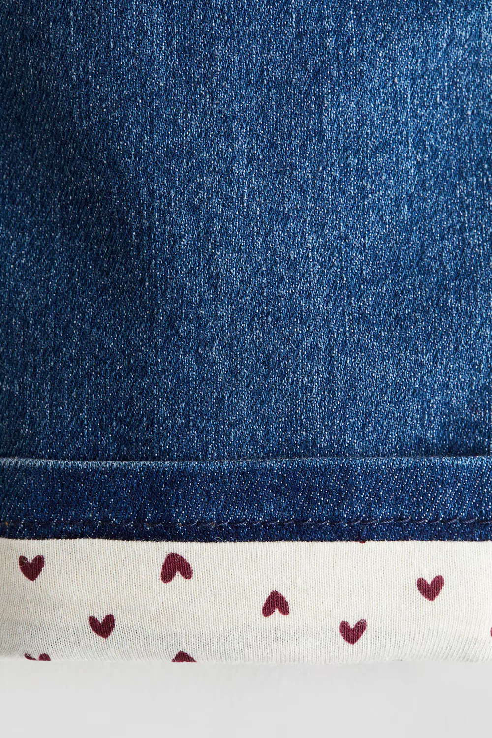 картинка Узкие джинсы на подкладке H&M, Denimblau/Herzen от магазина Одежда+