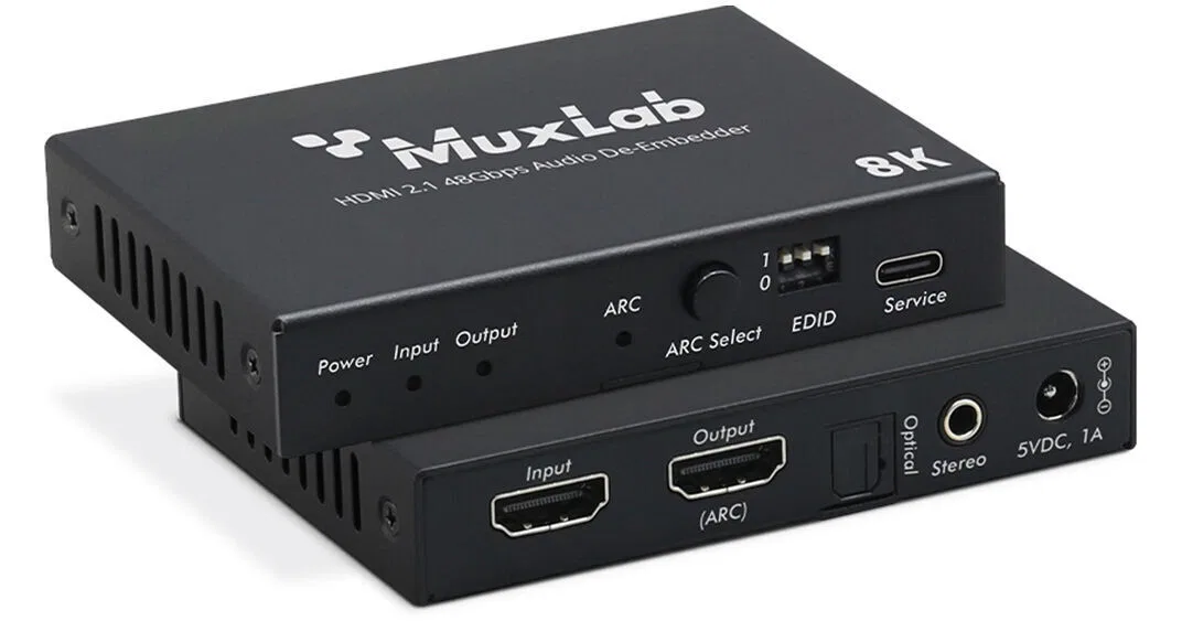 картинка Устройство деэмбедирования звука MuxLab HDMI 2.1 48 Гбит/с от магазина Одежда+