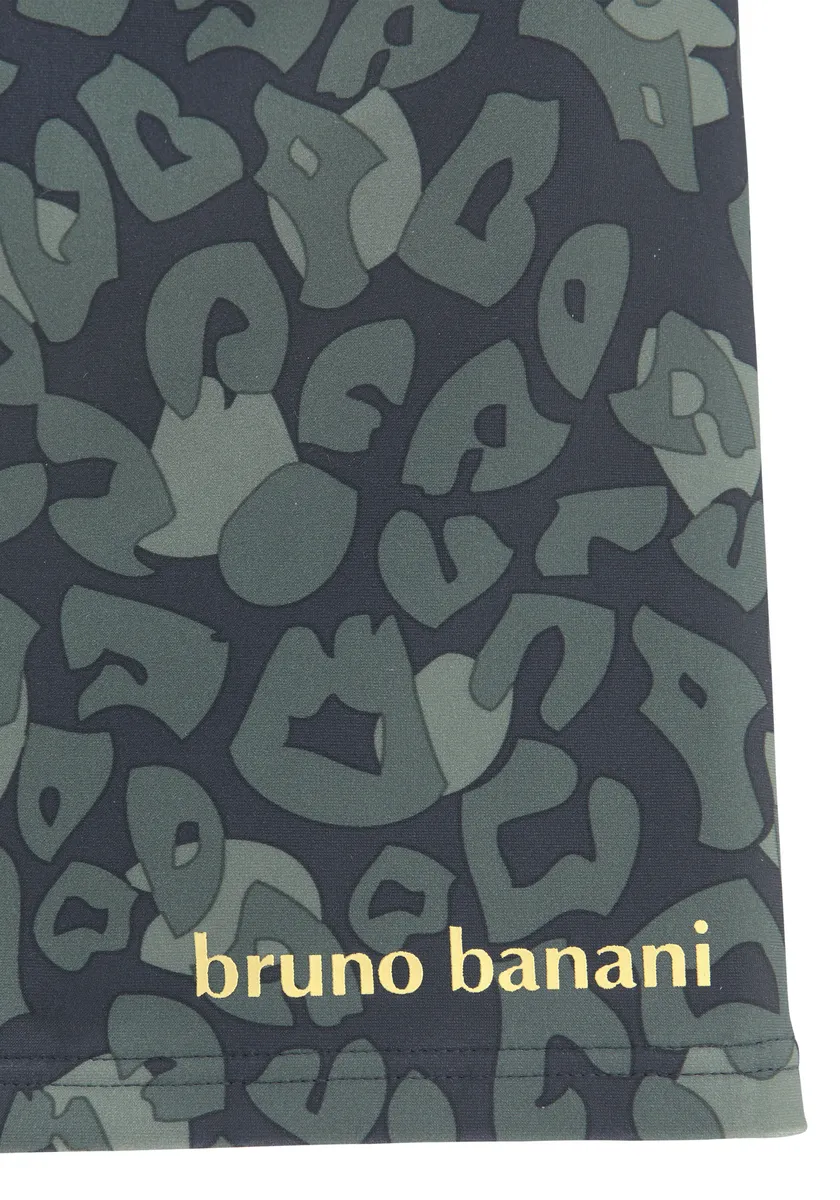 картинка Боксерские плавки Bruno Banani с анималистичным дизайном, оливковый от магазина Одежда+