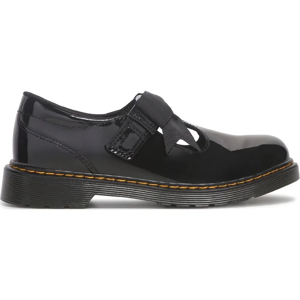 картинка Ботинки детские Dr. Martens Mary Jane, Black Patent от магазина Одежда+
