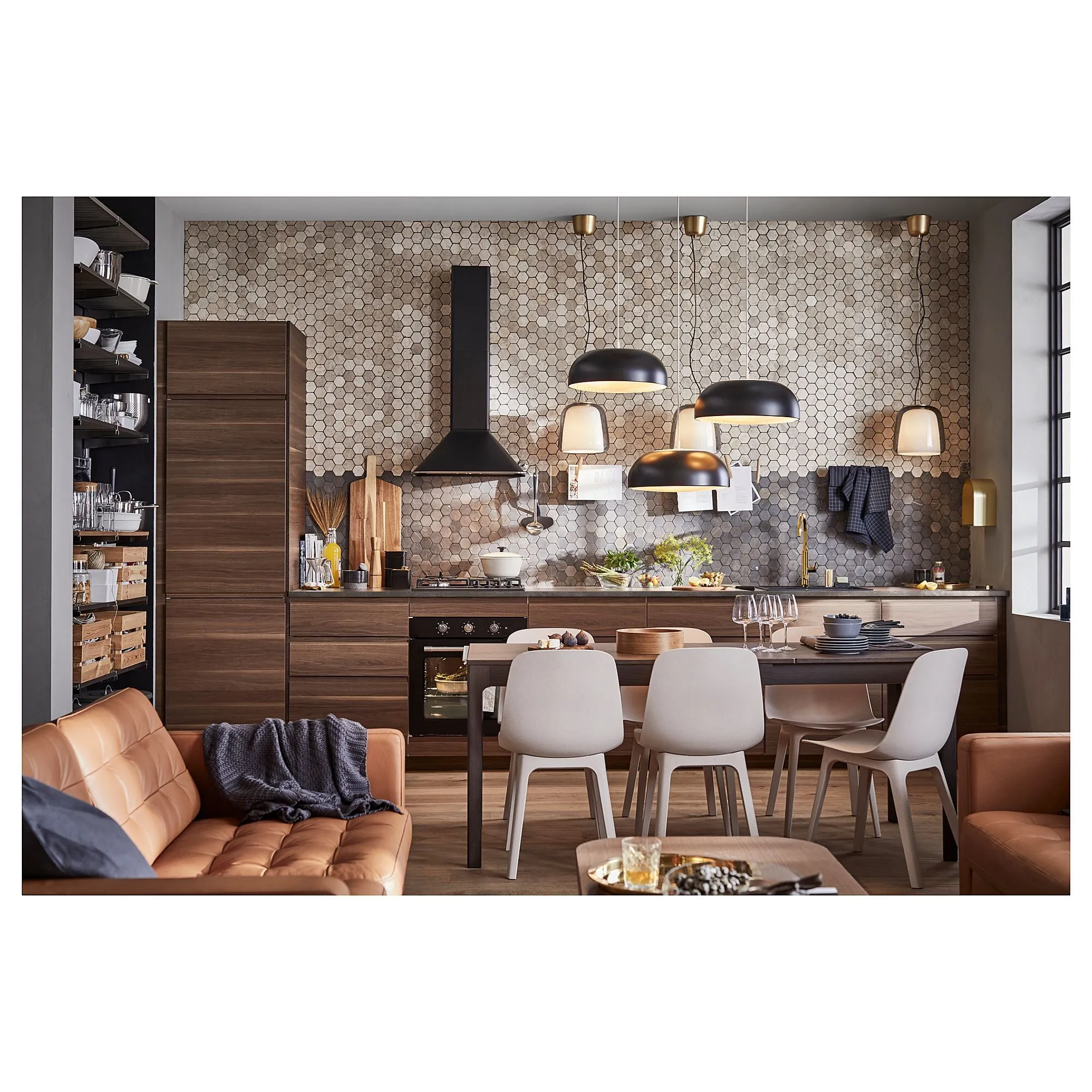 картинка Пластиковый стул, бело-бежевый ODGER IKEA от магазина Одежда+
