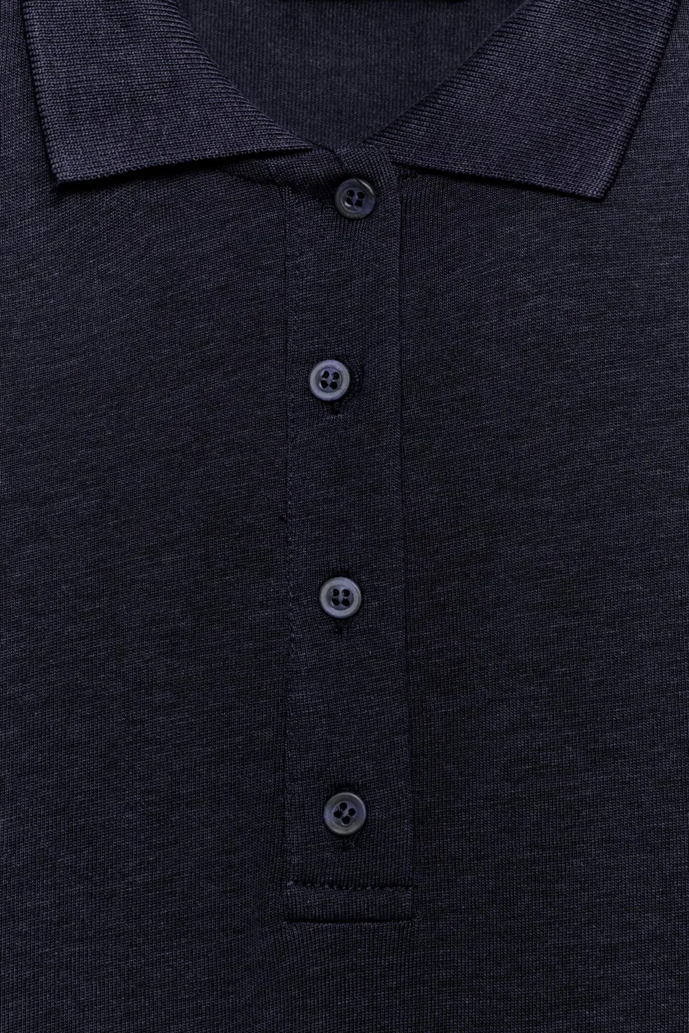 картинка Рубашка-поло с коротким рукавом ZARA, Navy blue от магазина Одежда+