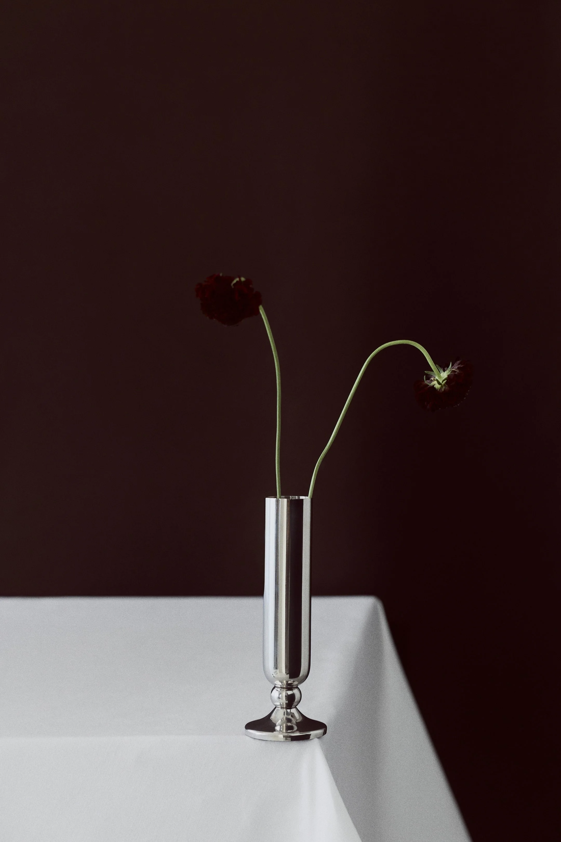 картинка Ваза H&M Stainless Steel, 17x4 см, серебристый от магазина Одежда+