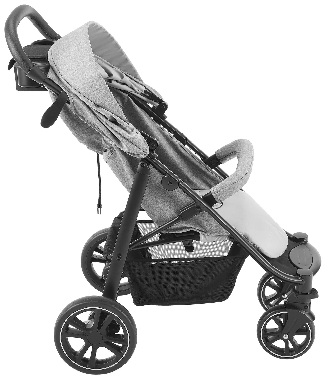 картинка Прогулочная коляска buggy eezefold dlx lunar Graco, серый от магазина Одежда+