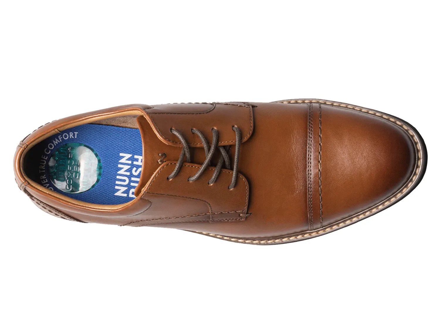 картинка Оксфорды Nunn Bush Calderone Cap Toe Oxford, Cognac от магазина Одежда+