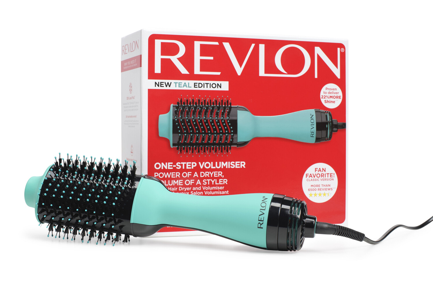 картинка Revlon RVDR5222TE фен/бигуди бирюзового цвета, 1 шт. от магазина Одежда+
