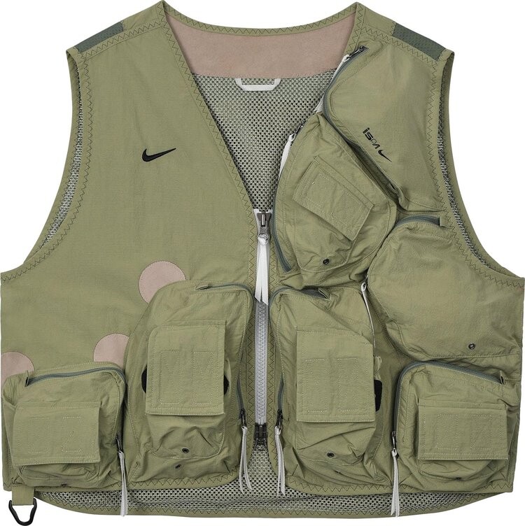 картинка Жилет Nike iSPA Utility Vest 'Medium Khaki', зеленый от магазина Одежда+