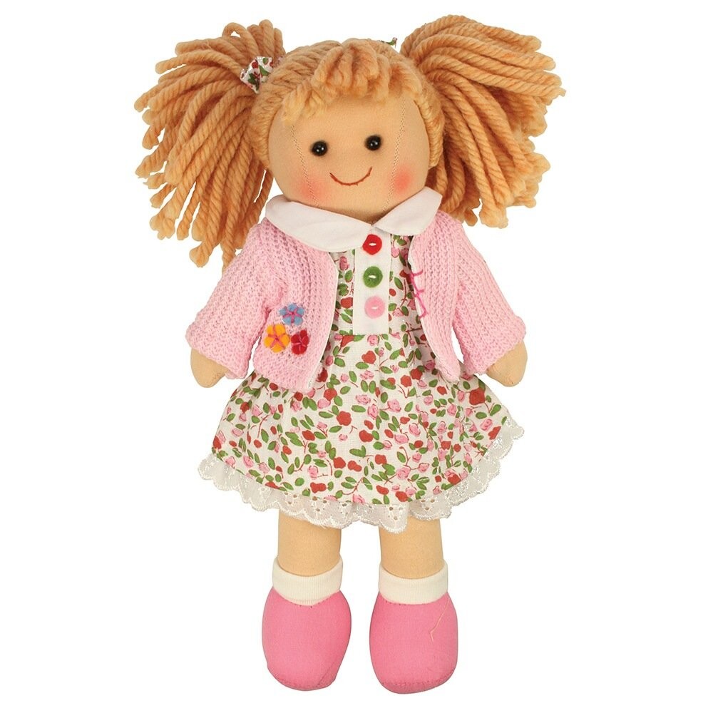 картинка Bigjigs Toys, тряпичная кукла Паулина от магазина Одежда+