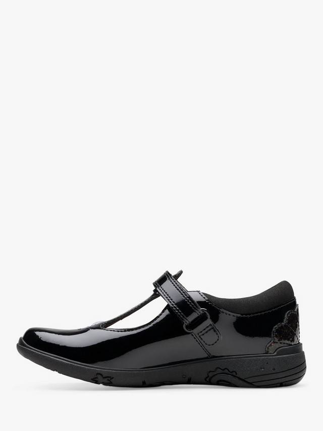 картинка Школьные туфли Clarks Relda Gem, лакированные, черные от магазина Одежда+