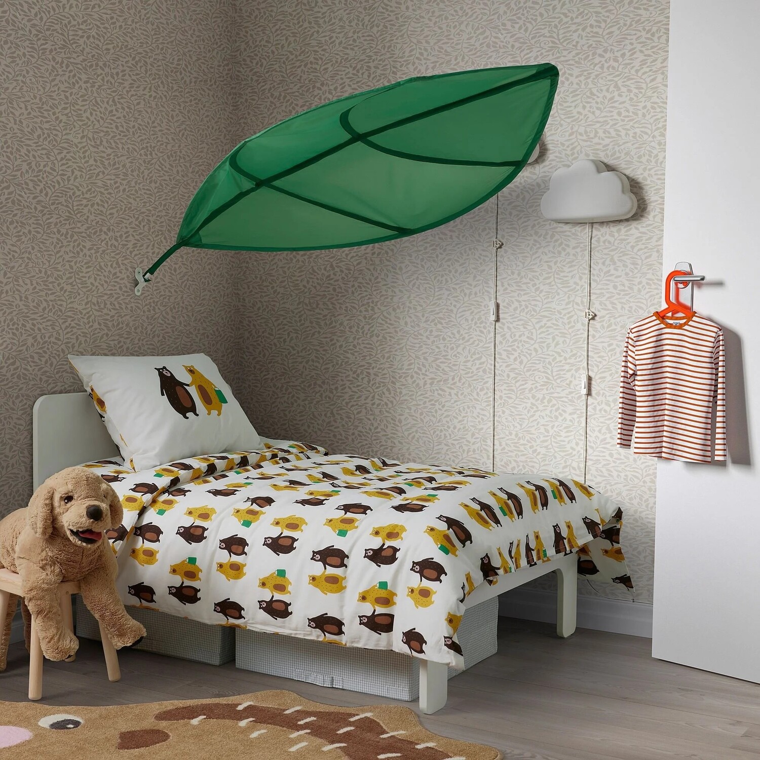 картинка Балдахин для кровати Ikea Lova, 136x90 см, зеленый от магазина Одежда+
