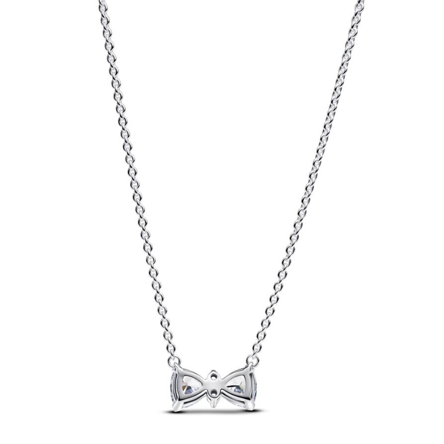 картинка Ожерелье Sparkling Bow Pandora, стерлинговое серебро от магазина Одежда+