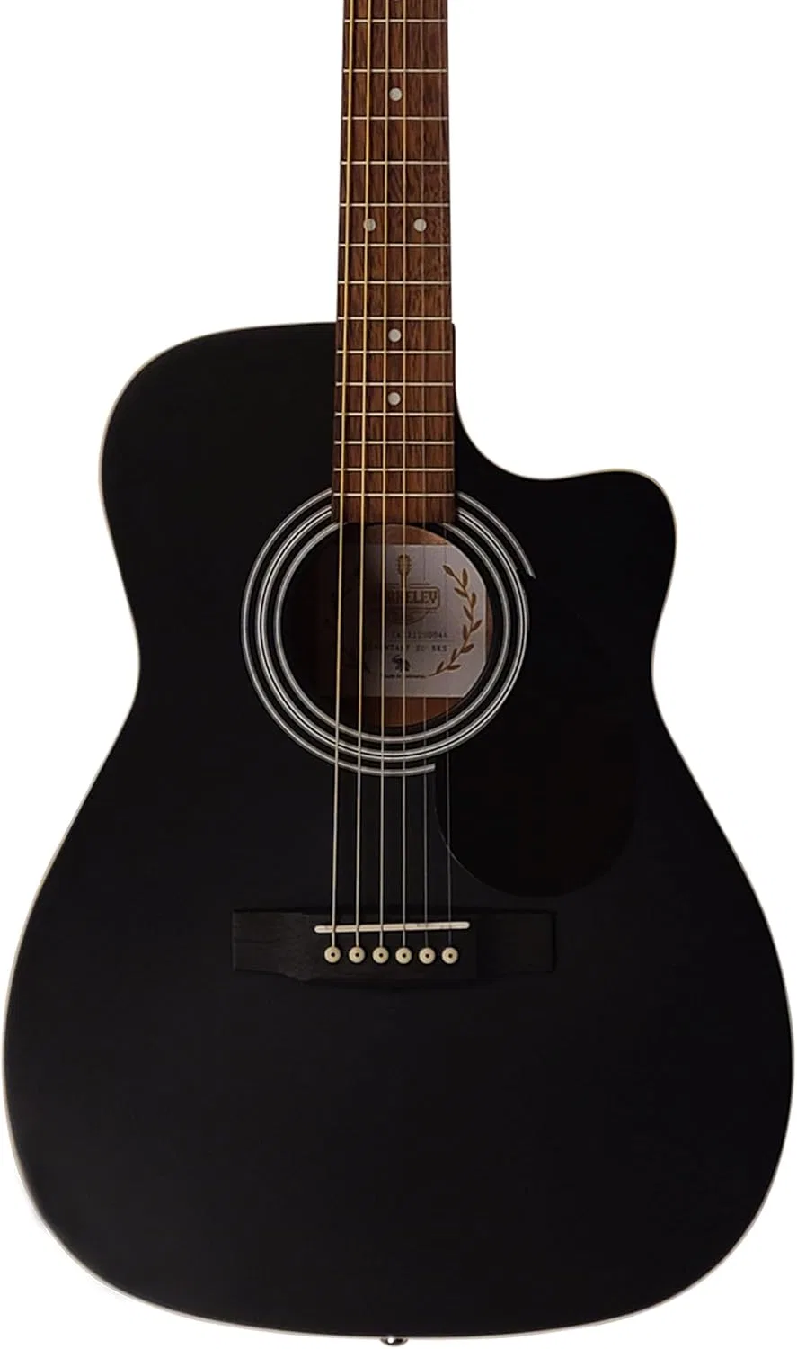 картинка Акустическая гитара Concert, вырез, Berkeley Guitars, Black Satin от магазина Одежда+