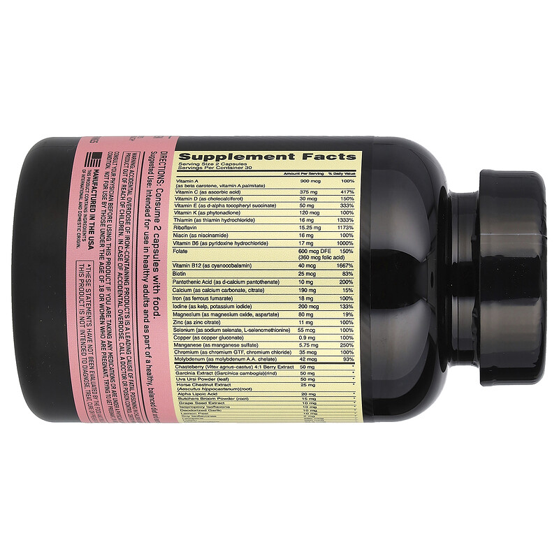 картинка Optimum Nutrition Opti-Women: Мультивитамины для женщин, 60 капсул от магазина Одежда+