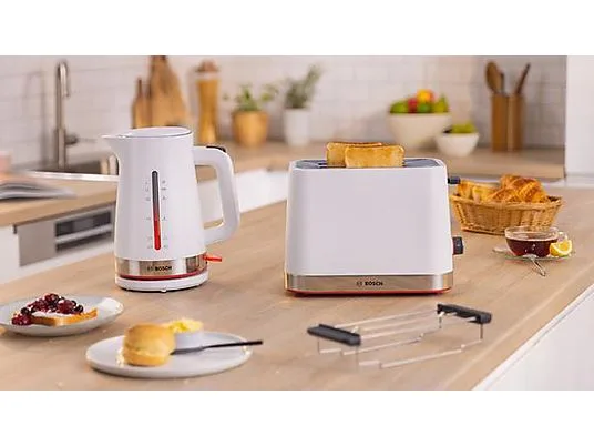 картинка Чайник Bosch TWK4M221 My Moment, белый от магазина Одежда+