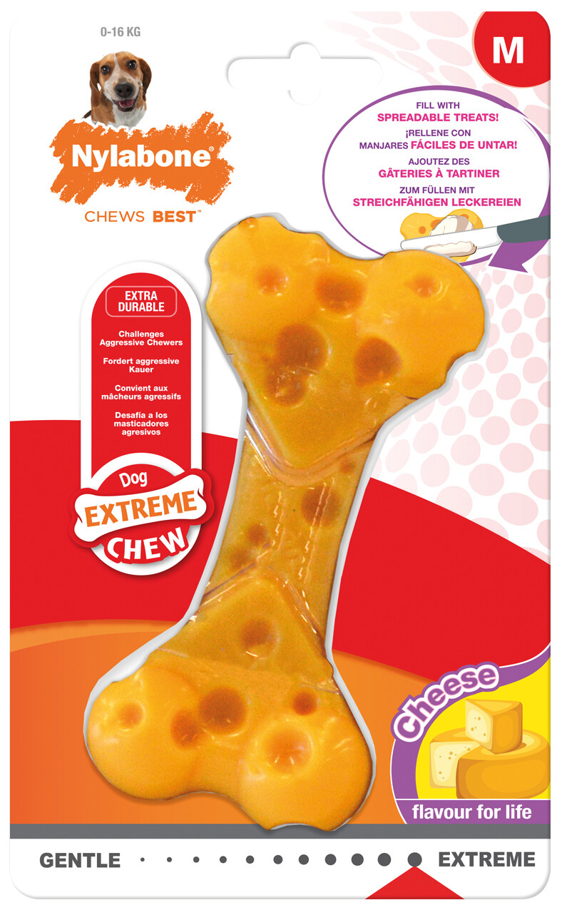 картинка Nylabone Dura Chew Cheese Bone для собак XS Nylabone от магазина Одежда+