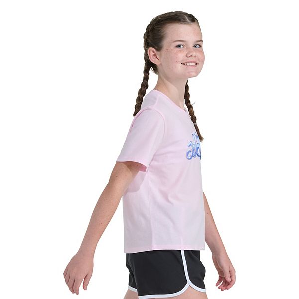 картинка Детская футболка с принтом Girls 7-16 Adidas, Pink от магазина Одежда+