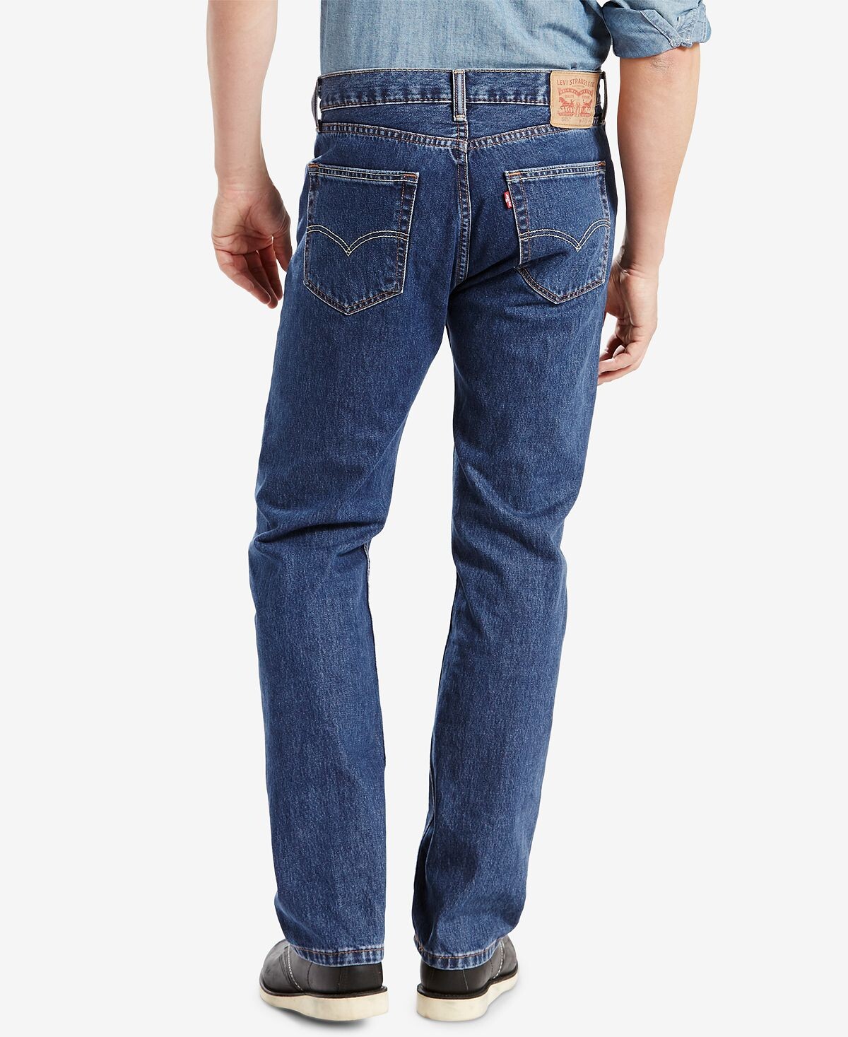 картинка Джинсы Levi's 505™ Regular Straight Fit (Non-Stretch), синий от магазина Одежда+