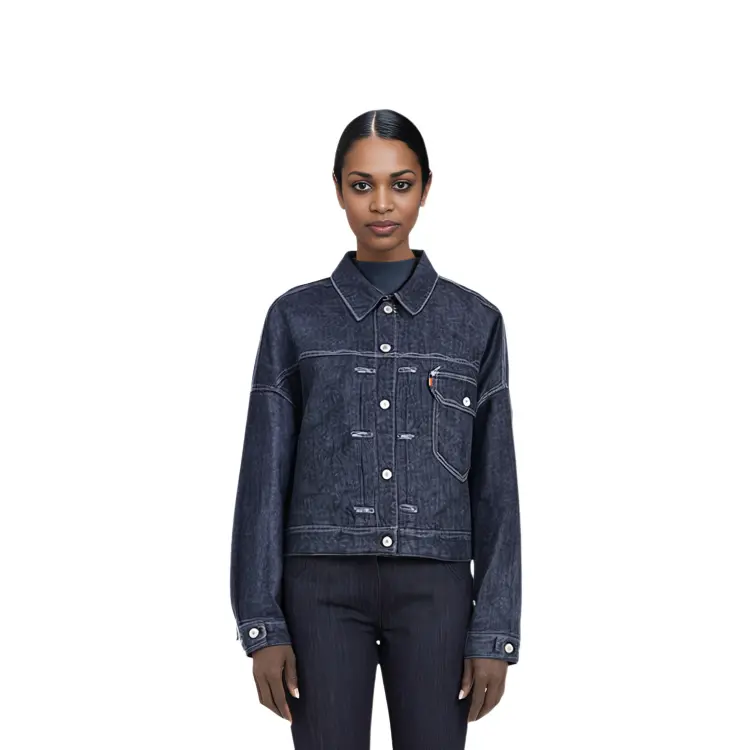 картинка Женская джинсовая куртка Levi's levi’s, цвет Navy от магазина Одежда+