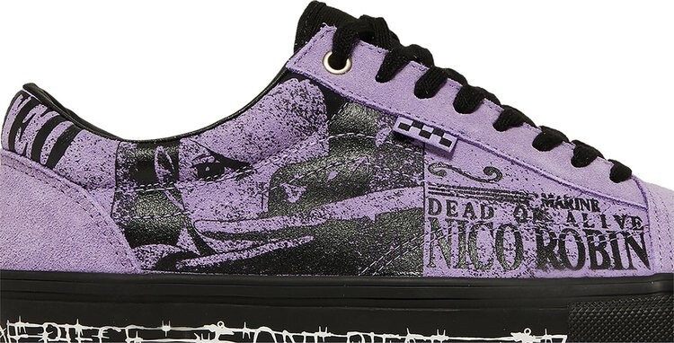 картинка Кеды Vans Old Skool One Piece x Nico Robin, фиолетовый от магазина Одежда+