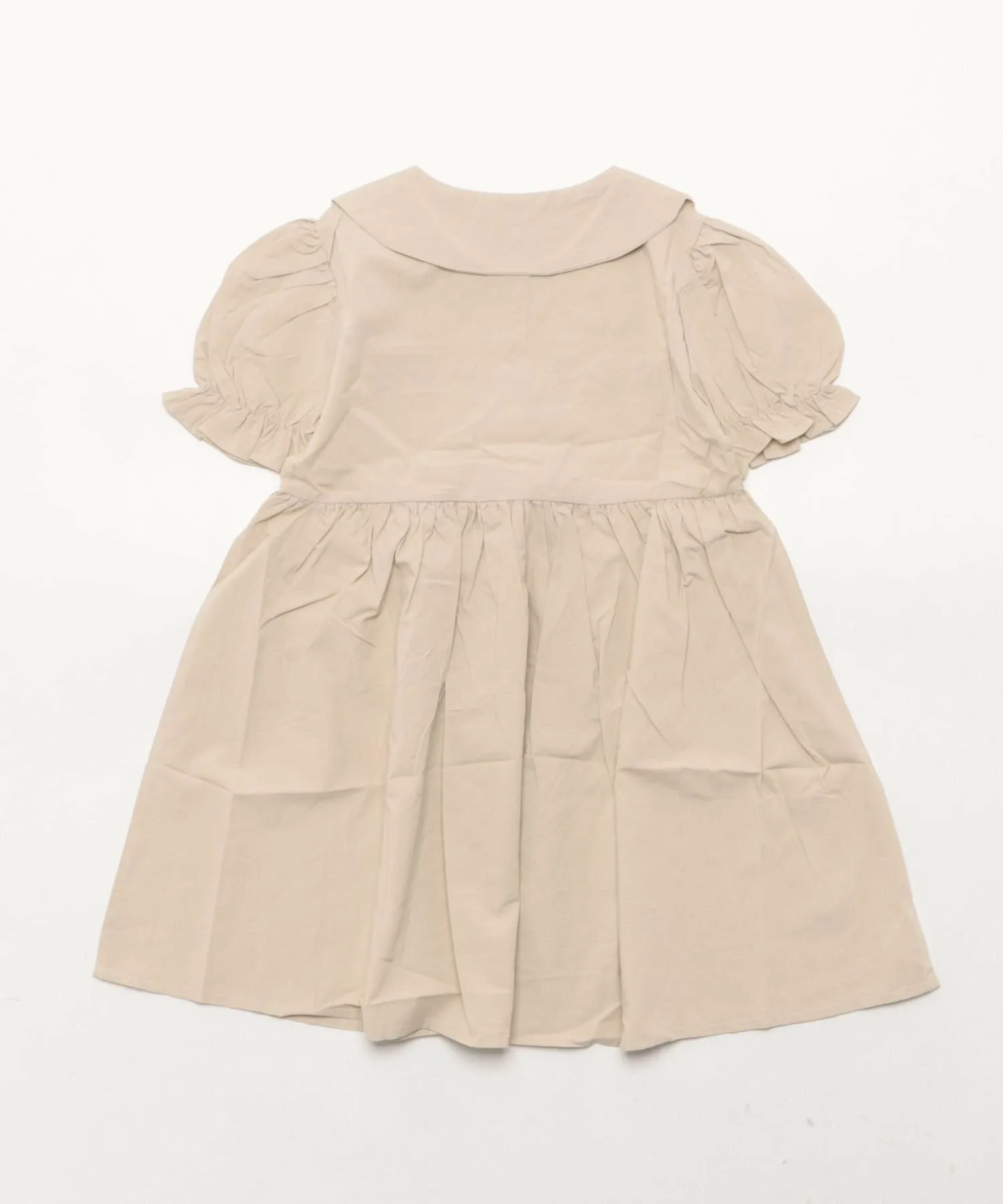 картинка Платье-рубашка с вышивкой Aimoha Kids, Light beige от магазина Одежда+