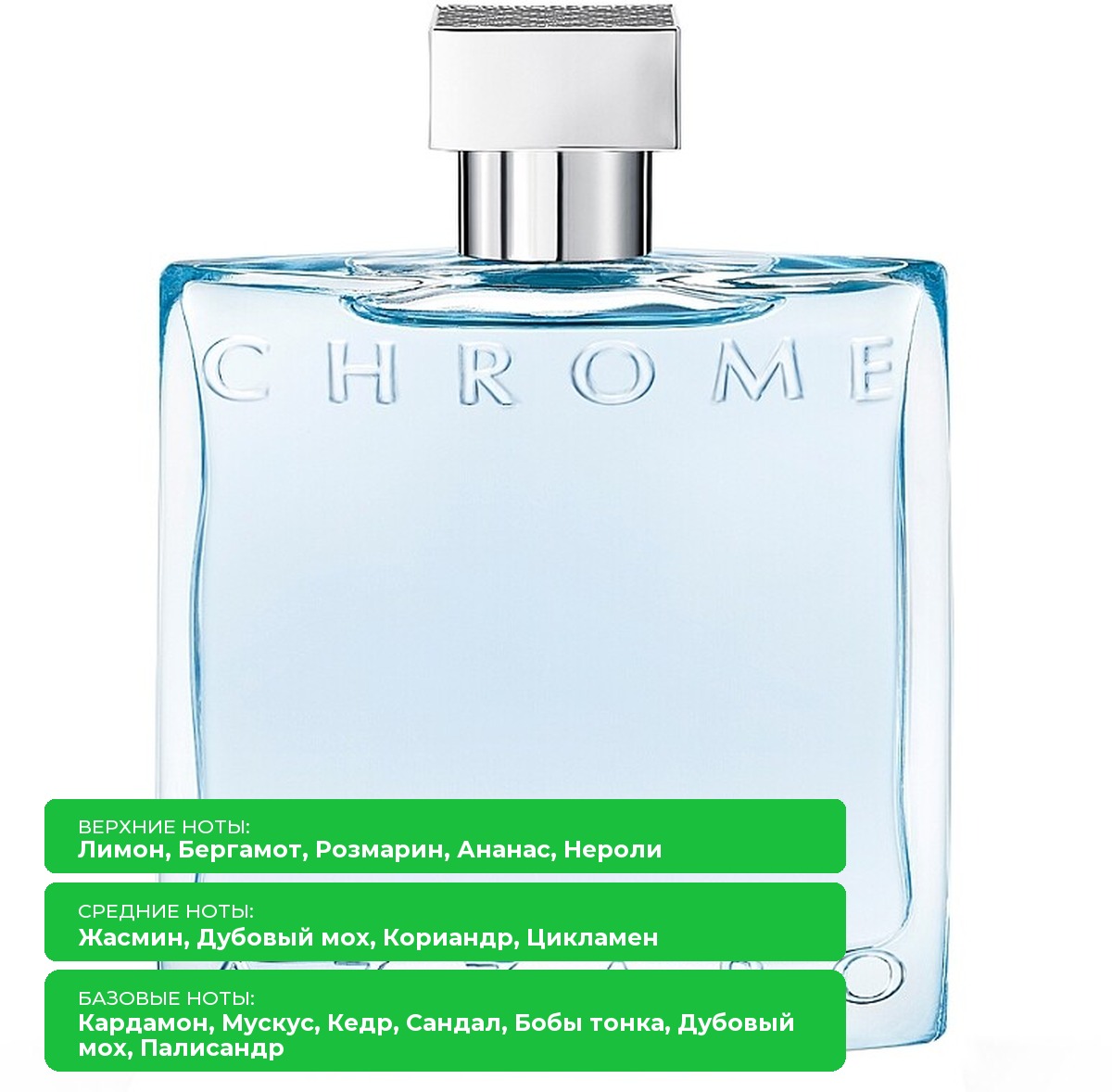 картинка Azzaro Chrome: Туалетная вода для мужчин от магазина Одежда+