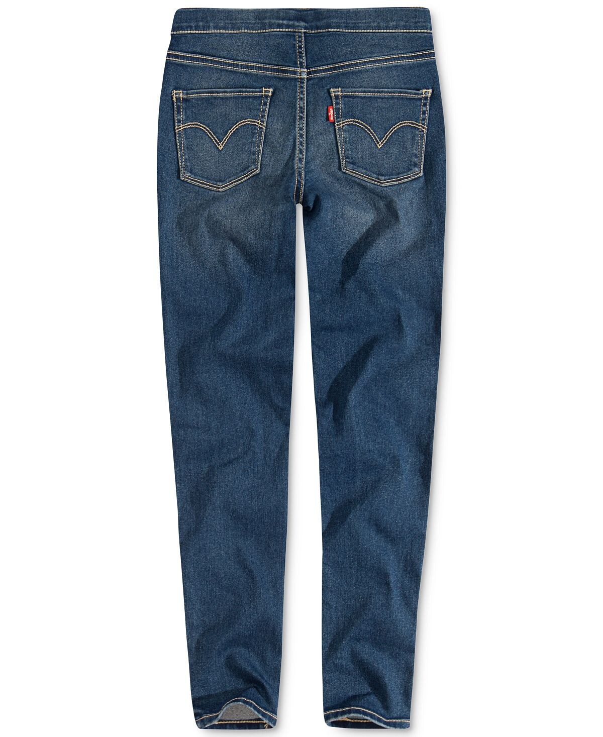 картинка Большие девушки надевают джеггинсы Levi's от магазина Одежда+