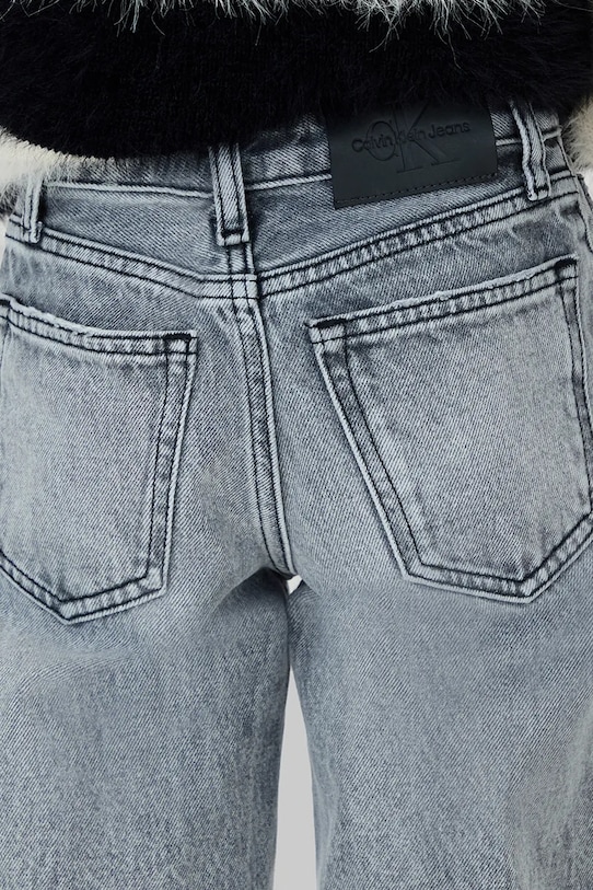 картинка Детские джинсы HR WIDE Calvin Klein Jeans, серый от магазина Одежда+