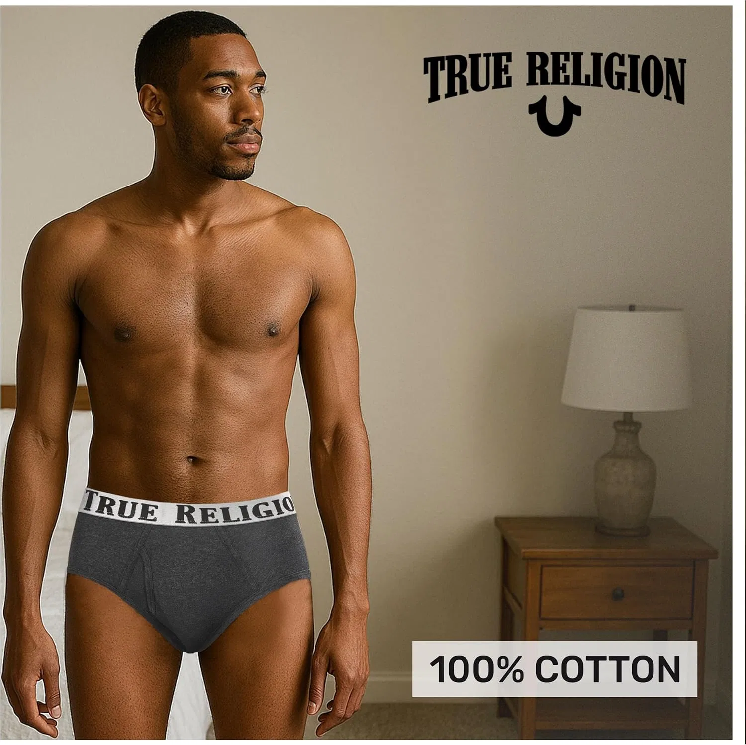 картинка Брифы True Religion, Dress Blue, grey от магазина Одежда+