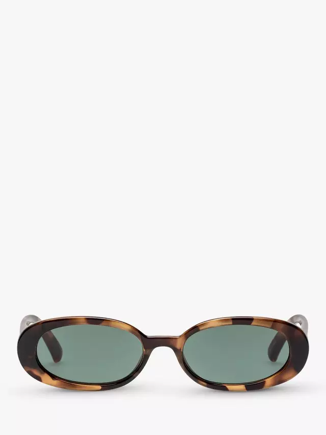 картинка Солнцезащитные очки Le Specs Outta Love, цвет черепаха/зеленый от магазина Одежда+