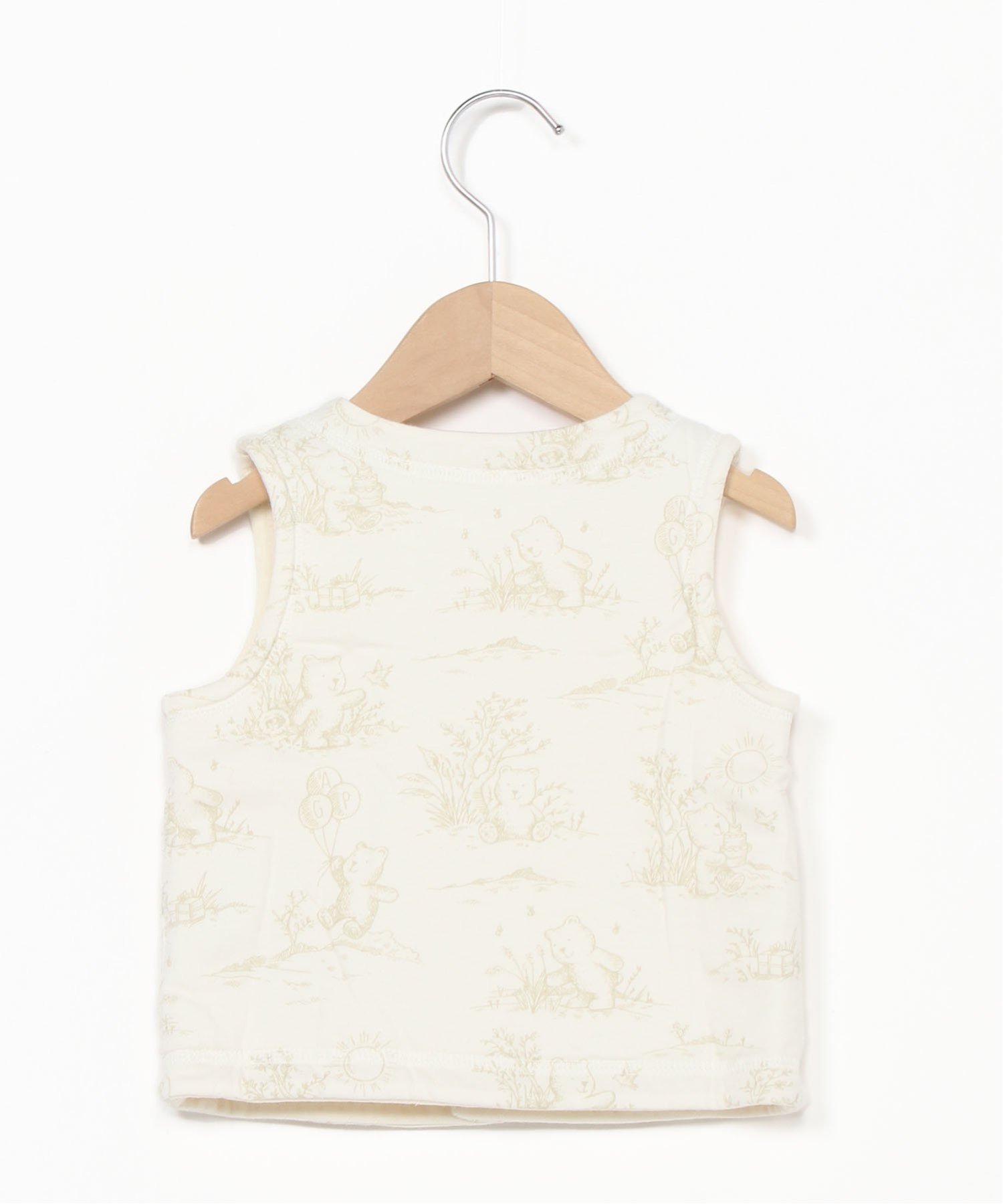 картинка Жилет из органического хлопка Детский Gap, NEW_OFF_WHITE от магазина Одежда+