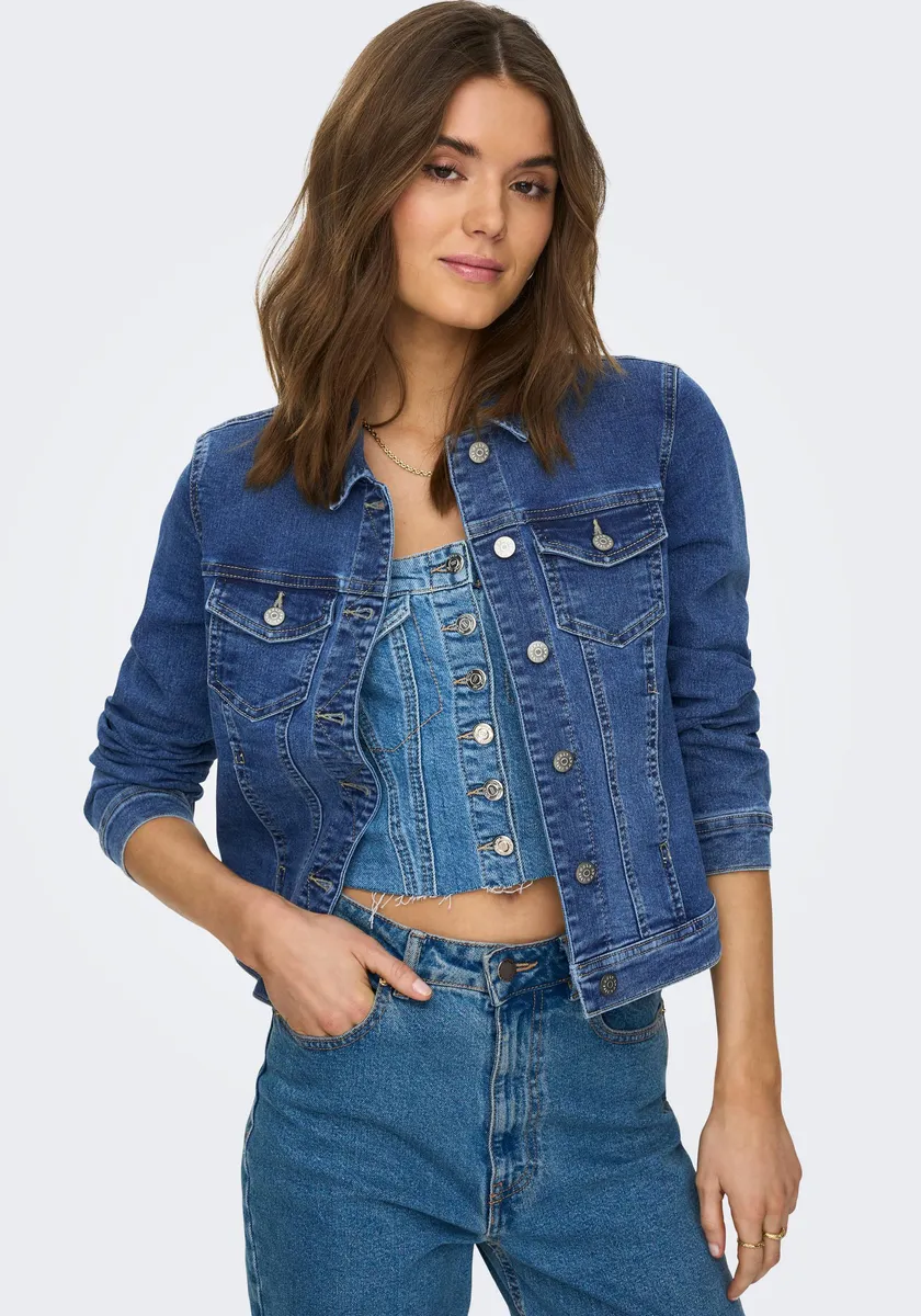 картинка Only джинсовая куртка "ONLWONDA DNM JACKET PIM", синий от магазина Одежда+