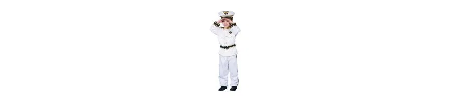 картинка Детский белый костюм адмирала ВМФ Dress Up America от магазина Одежда+