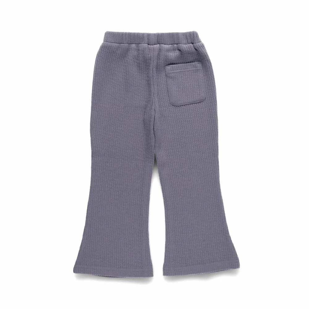 картинка Трикотажные брюки-клеш в рубчик Branshes, purple от магазина Одежда+