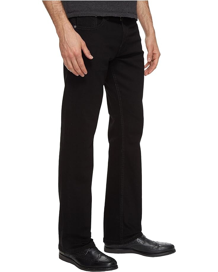 картинка Джинсы Levi's Mens 527 Slim Bootcut, классический черный деним от магазина Одежда+