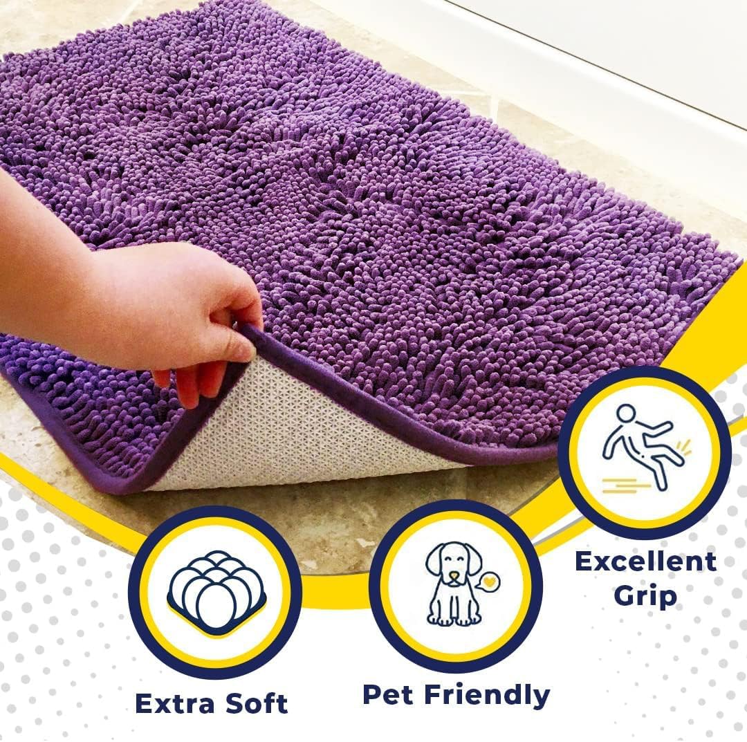 картинка Коврик универсальный Muddy Mat, 61х153 см, фиолетовый от магазина Одежда+