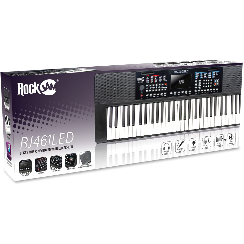 картинка RockJam RJ461 61-Key Keyboard RJ461LED от магазина Одежда+