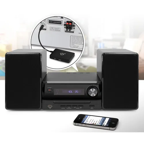 картинка Bluetooth-аудиоприемник Aluratek iStream DockFree от магазина Одежда+