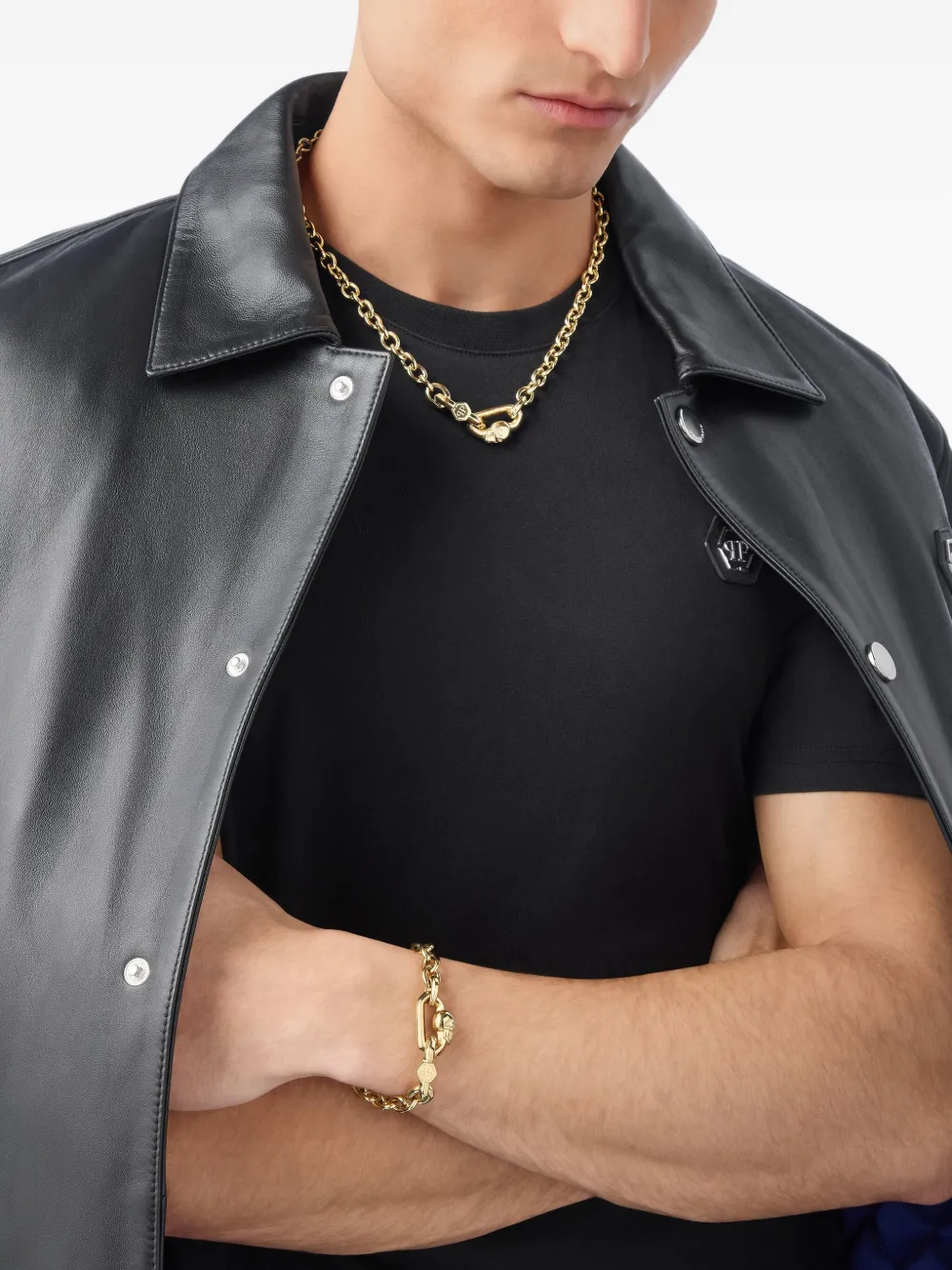 картинка Цепочка на шею Edge Philipp Plein, золотой от магазина Одежда+