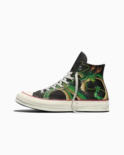 картинка Кеды Converse Chuck 70 x Dragon Ball Z, черный/желтый от магазина Одежда+