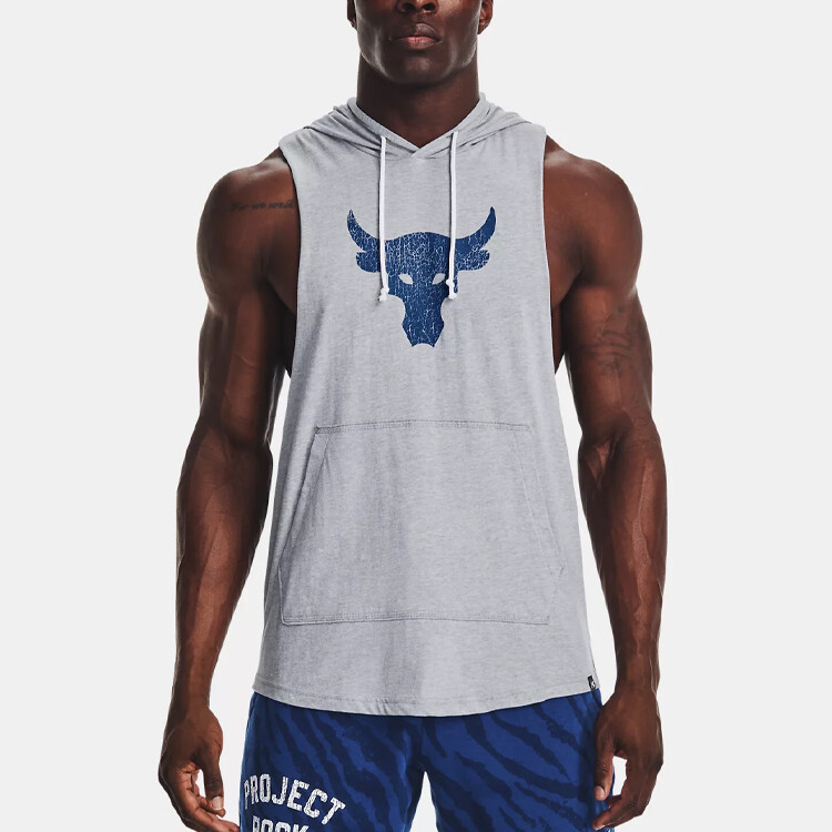 картинка Мужская майка Under Armour, светло-серая (вересковый меланж) от магазина Одежда+