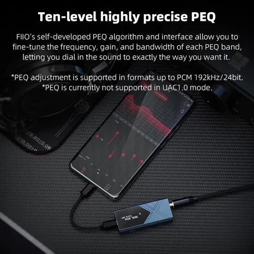картинка Портативный ЦАП и усилитель для наушников FiiO KA17 (черный) от магазина Одежда+
