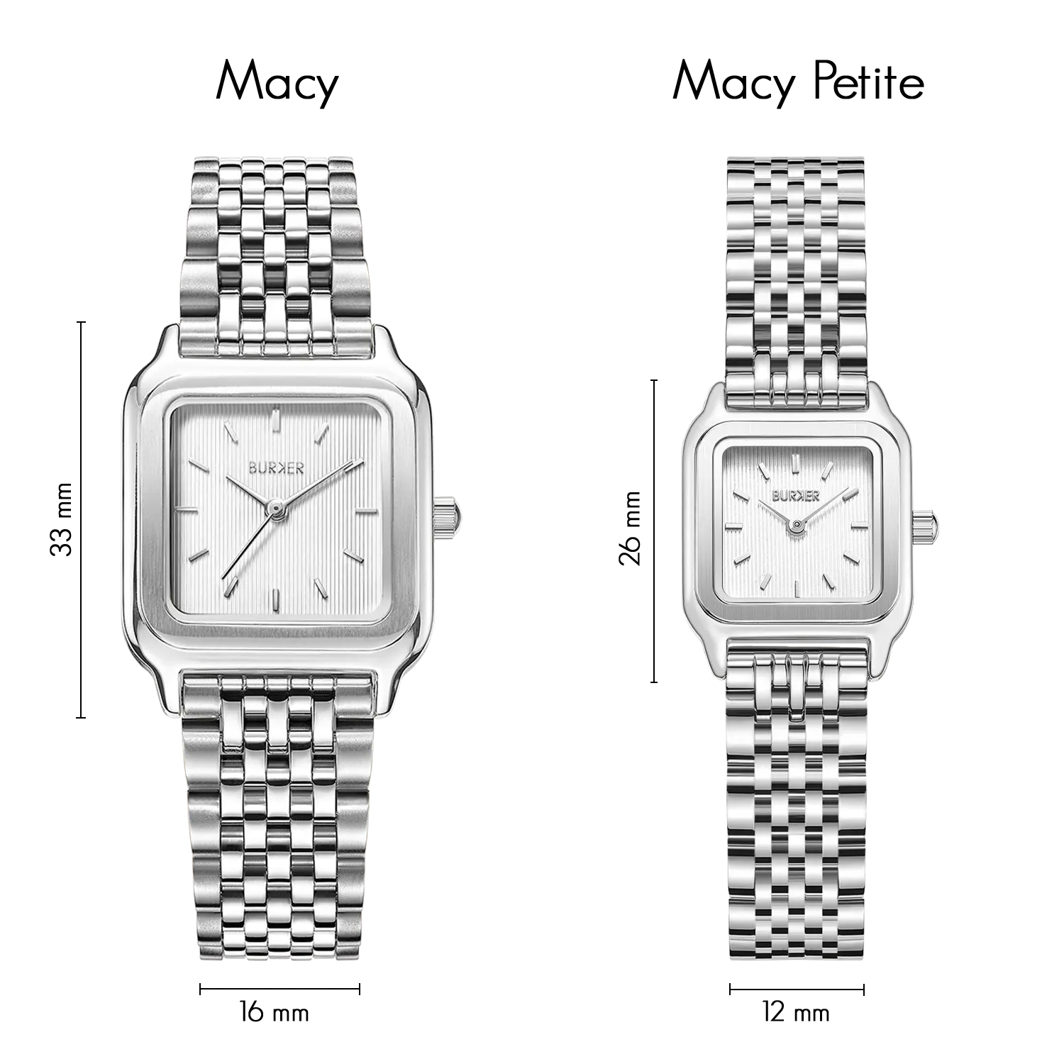 картинка Часы Macy Silver White от магазина Одежда+