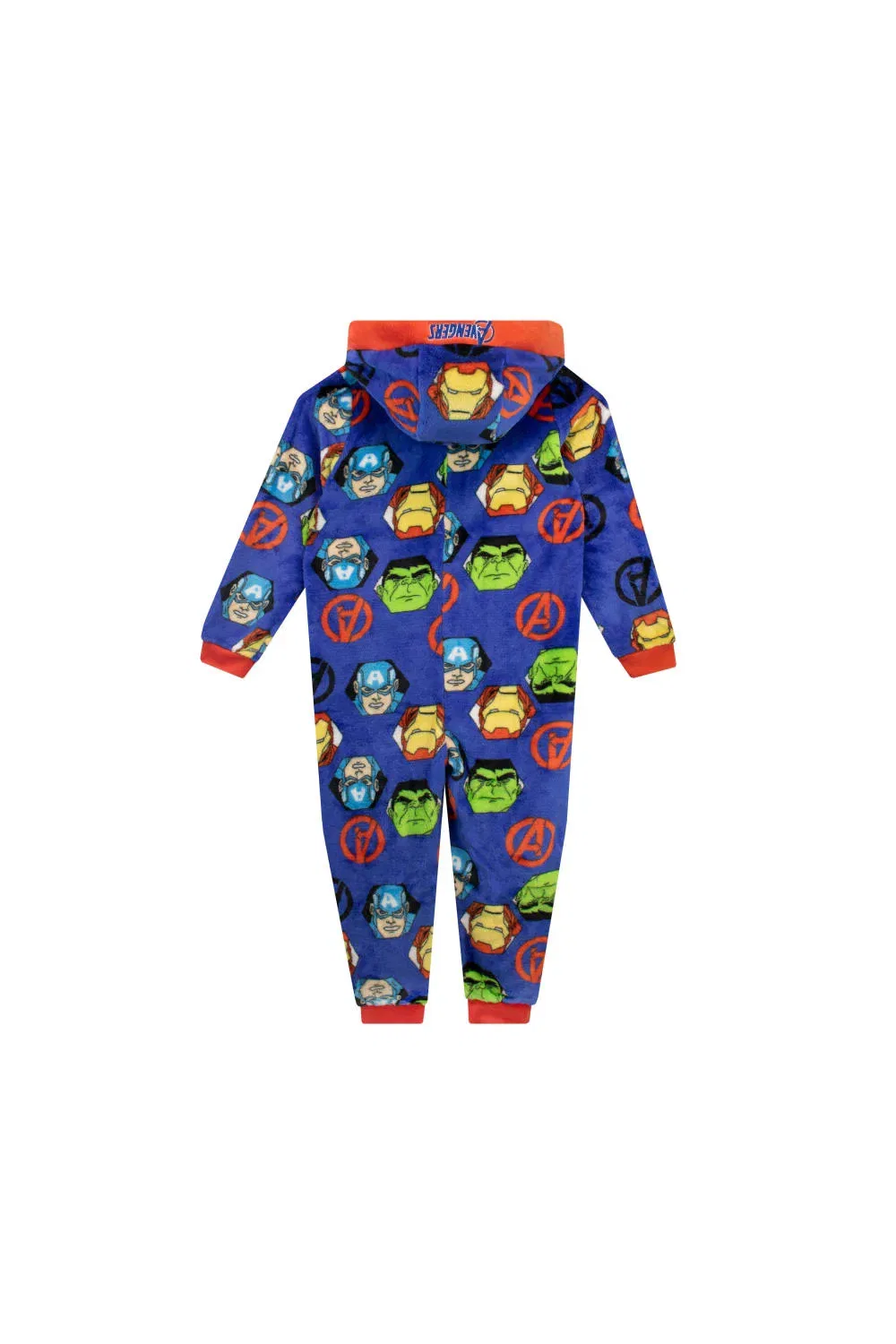 картинка Пижама-слип Marvel Avengers Onesie из флиса, синий от магазина Одежда+