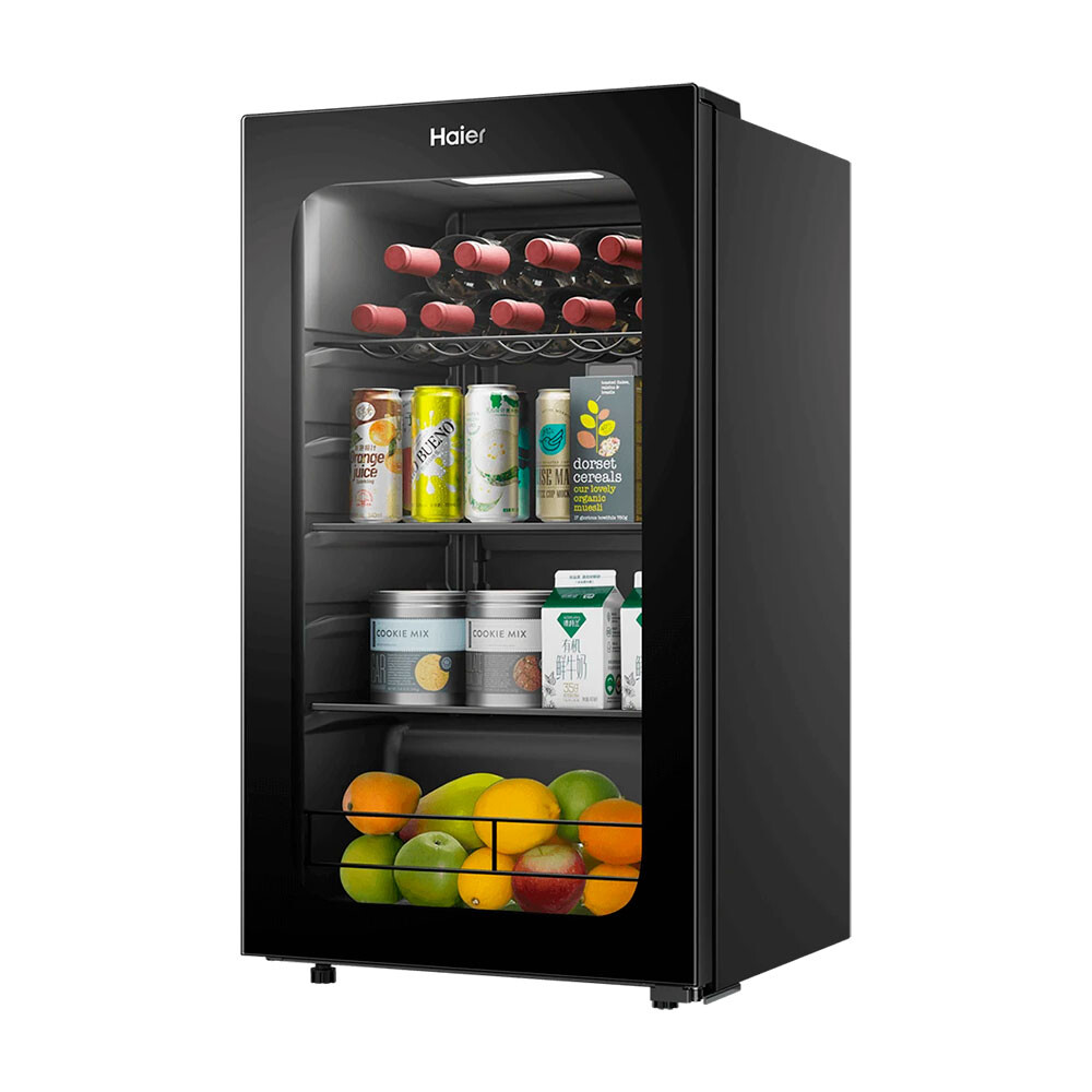 картинка Холодильник барный Haier 92L, DS092LHESD1, чёрный от магазина Одежда+
